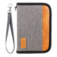 Unisex RFID Blocking Oxford Wallet Small Slim Anti Theft Card Holder Black Gray