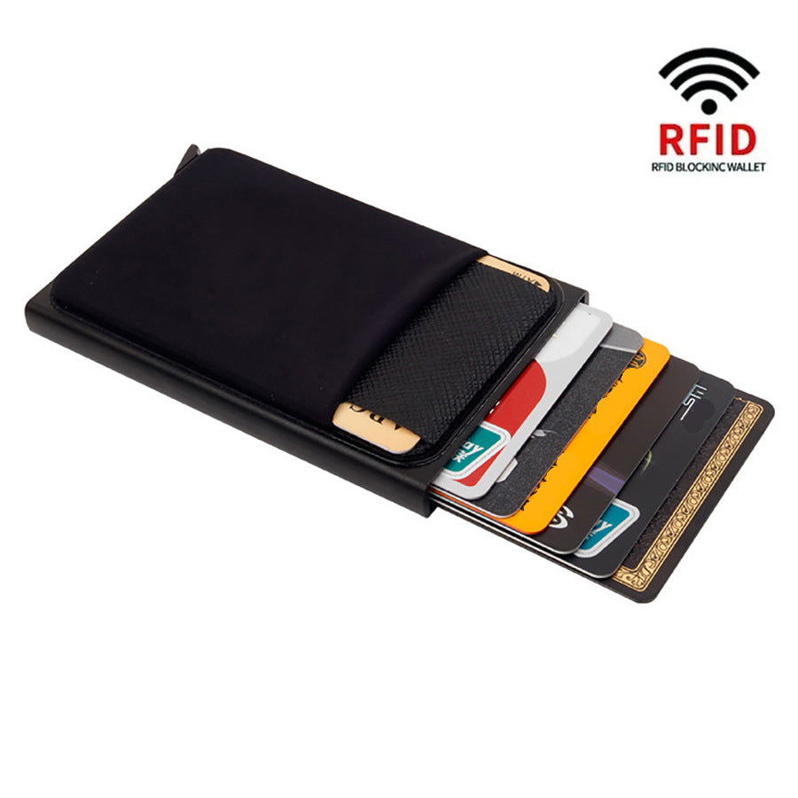 Unisex RFID Card Holder Wallet Aluminum Alloy Slim Case for Daily - Teleplus unisex rfid card aluminum alloy wallet