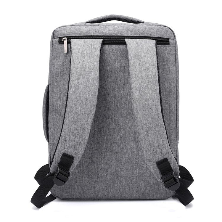 Unisex Soft Surface Zipper Backpack with Double Shoulder Straps for Travel - Teleplus