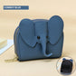 Unisex Zipper Wallet in Polyester Denim with Multiple Color Options for the United States - Trendy Elephants