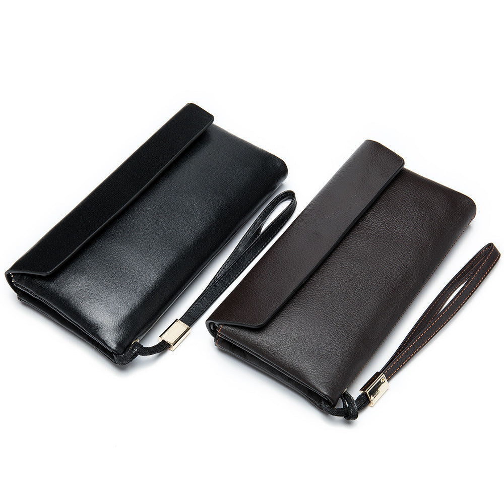 United States Anti-Magnetic Leather Wallet with Layer Cowhide and Classic Design - Laugh in Style Magic united states