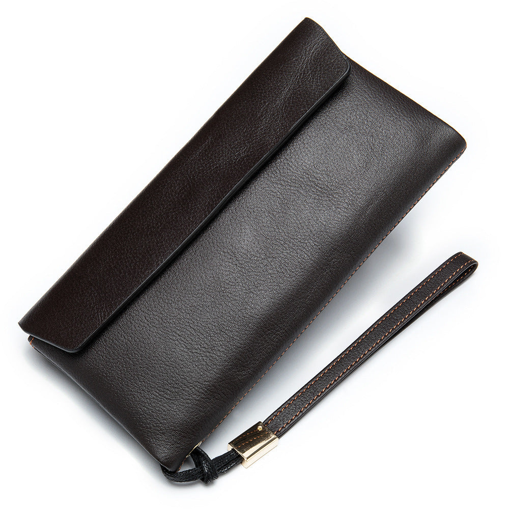 United States Anti-Magnetic Leather Wallet with Layer Cowhide and Classic Design - Laugh in Style Magic united states