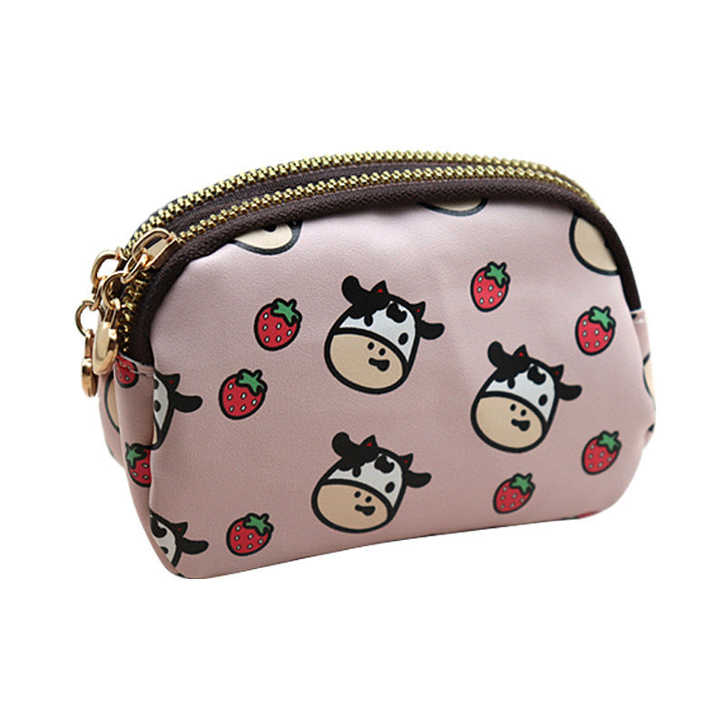 United States Cartoon Cow Key Case with Anti-Theft Card Storage - Tiny for Wild Cows and Smooth Moves united states chf
