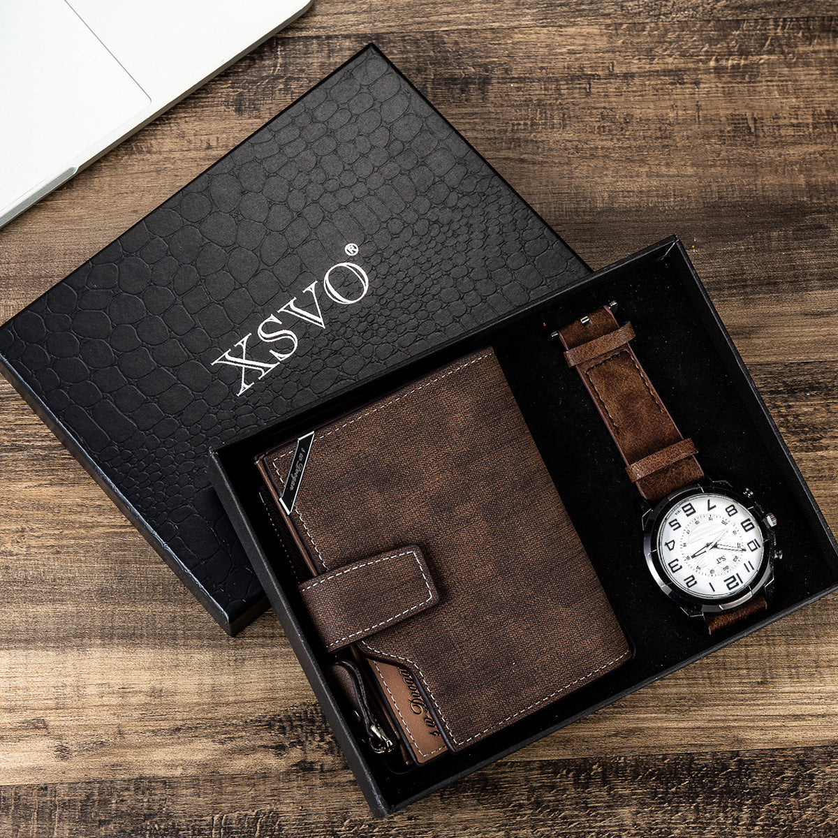 United States CHF Watch and Wallet Set with Stainless Steel Strap - Snazzy for Dapper Dudes Their Dreams united states