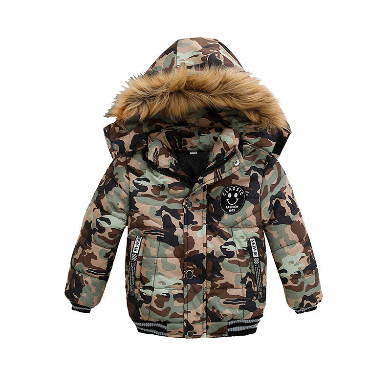 United States CHF Winter Cotton Jacket for Boys and Children - united states chf cotton jacket