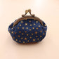 United States Coin Purse with Floral Lining for Women CHF Stylish Storage - Vintage Denim Wallet Warriors united states