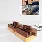 United States Compatible 9cm Wood Charging Base for CHF Devices - Wooden Phones That Love Nature united states chf