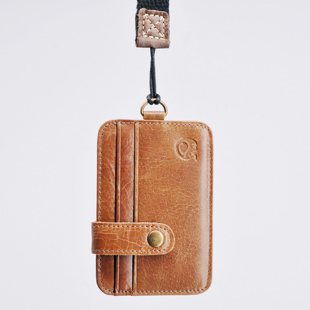 United States Cow Leather Card Holder Clip Cover in Oil Wax - Bag for Tiny Fashionistas united states chf cow leather