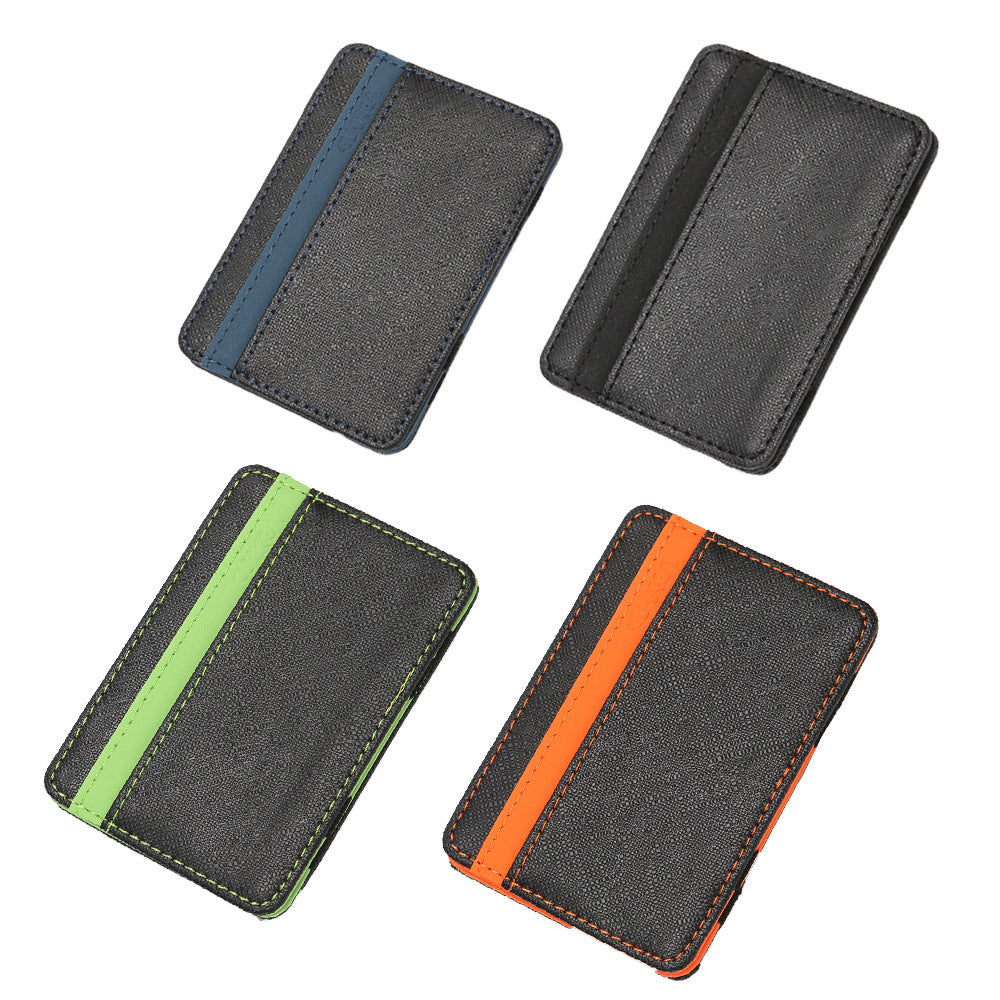 United States Cross Pattern PU Leather Money Clip for Men and Women - Flip Your Cash Classy With This Wonder united