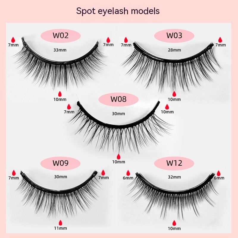 United States False Eyelashes Assorted Styles Artificial Fiber Natural Look - united states chf false eyelashes