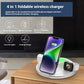 United States Four-in-One Folding Wireless Charger with CHF Compatibility - Three-in-One for Lazy Folks united states