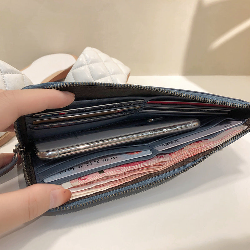 United States Genuine Leather Card Bag Clip Opening Zipper CHF Durable - Laughing for Stylish Women united states chf