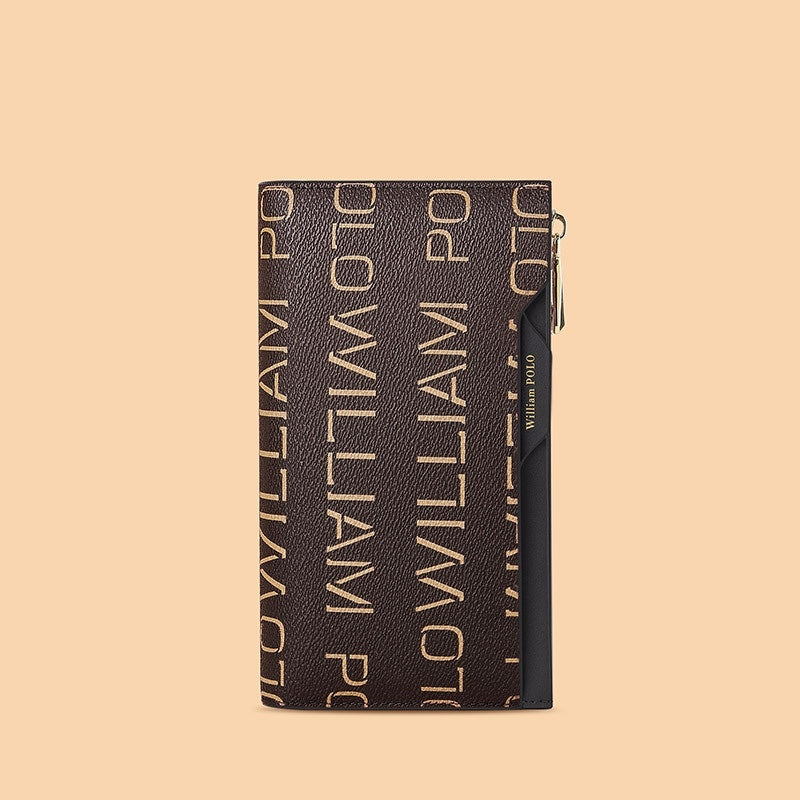 United States Genuine Leather Product with Polyester Lining for Daily - Snag a Chic Women’s Wallet in Layer Litchi