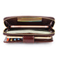 United States Genuine Leather Wallet with Waterproof Cowhide and Classic Stitching - That Holds Everything Except