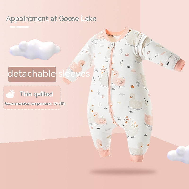 United States Goose Lake Cotton Sleeping Bag for Infants CHF Safe - Anti-Kick Sneaky Tots united states chf sleeping bag