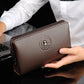 United States Leather Clutch with Polyester Lining for Daily - Sleek the Master of Casual Style united states chf