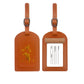 United States Luggage Tag in PU Leather with CHF Design for Baggage - Never Lose Your Bags Again This united states chf
