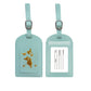 United States Luggage Tag in PU Leather with CHF Design for Baggage - Never Lose Your Bags Again This united states chf