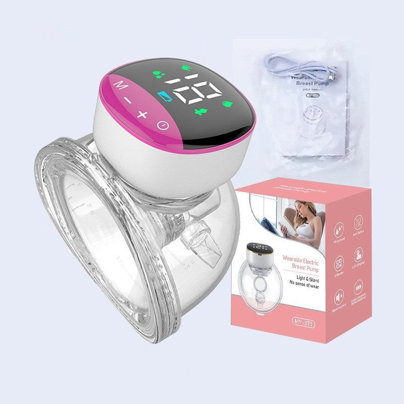 United States Milk Storage Breast Mask with 1100mAh Battery and 180mL Capacity - in Style Pink-Single Pack Magic united