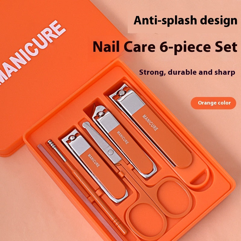 United States Nail Clippers Set CHF Anti-Splash Carbon Steel Assorted Colors - Teleplus united states chf nail clippers