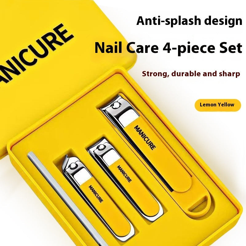 United States Nail Clippers Set CHF Anti-Splash Carbon Steel Assorted Colors - Teleplus united states chf nail clippers