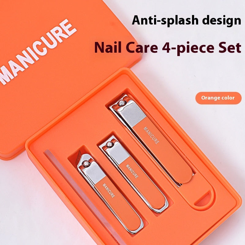 United States Nail Clippers Set CHF Anti-Splash Carbon Steel Assorted Colors - Teleplus united states chf nail clippers