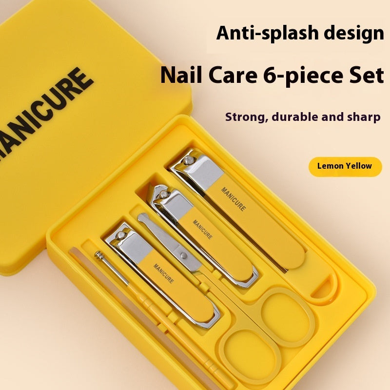 United States Nail Clippers Set CHF Anti-Splash Carbon Steel Assorted Colors - Teleplus united states chf nail clippers