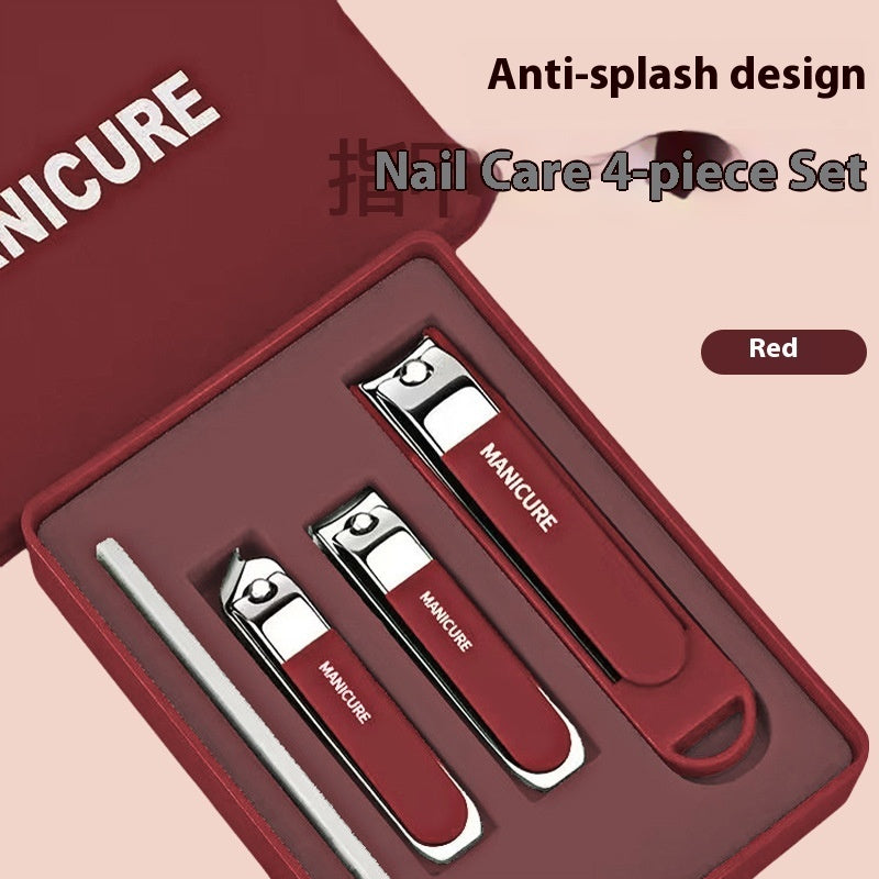 United States Nail Clippers Set CHF Anti-Splash Carbon Steel Assorted Colors - Teleplus united states chf nail clippers