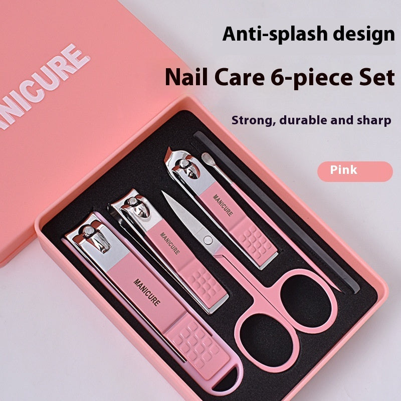 United States Nail Clippers Set CHF Anti-Splash Carbon Steel Assorted Colors - Teleplus united states chf nail clippers