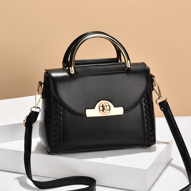 United States Polyester Solid Color Messenger Bag with Double Shoulder Straps - united states chf messenger bag
