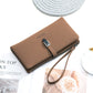 United States PU Leather Card Holder in Green Black Pink Blue Apricot Brown - Stylish Long Wallets for Women and Other