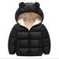 United States Trendy Cotton Coat with Soft Fabric Coating and Hood - united states chf cotton coat