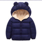 United States Trendy Cotton Coat with Soft Fabric Coating and Hood - united states chf cotton coat