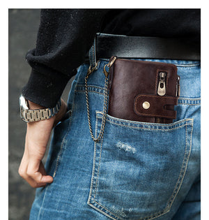 United States Zipper Wallet in Cowhide Leather with 30 Percent Discount - So Big Even Your Bills Laugh united states