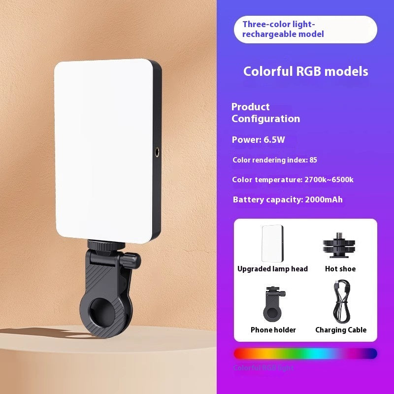 Universal 6-inch Fill Light Clip for Phone Camera and Live Video - Teleplus mobile phone camera light live video