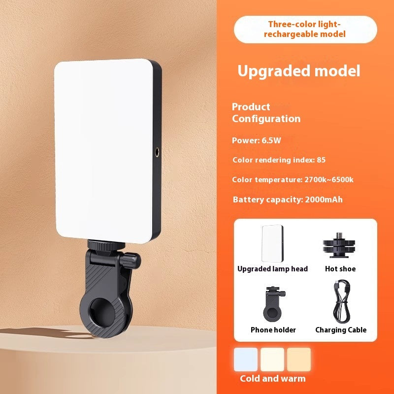 Universal 6-inch Fill Light Clip for Phone Camera and Live Video - Teleplus mobile phone camera light live video