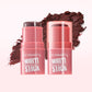 Universal Blush Stick for All Skin Tones Creamy Long Lasting Makeup - Teleplus blush stick universal creamy long
