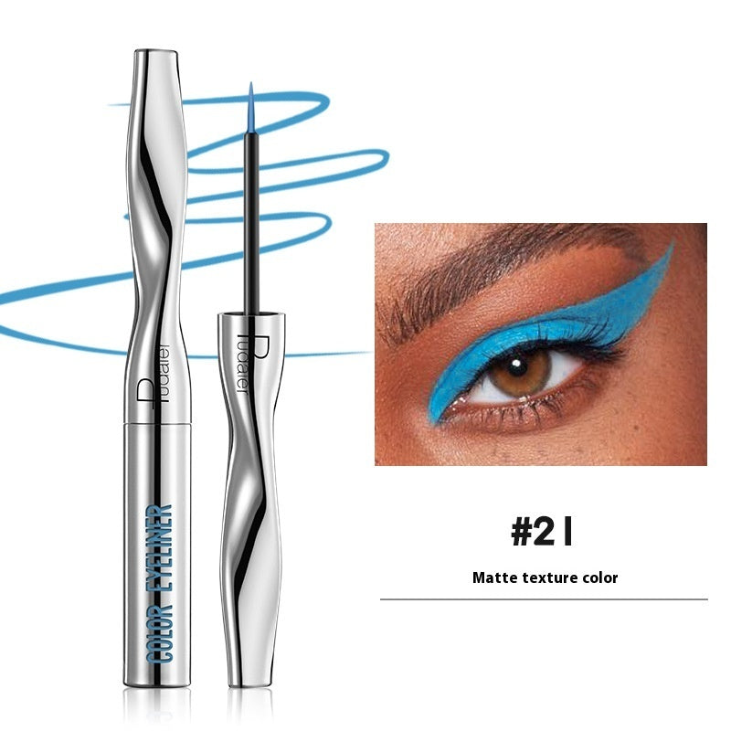 Universal Color Eyeliner Makeup Waterproof Quick-Drying for All Skin Types - Teleplus color eyeliner makeup waterproof