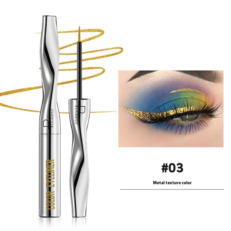 Universal Color Eyeliner Makeup Waterproof Quick-Drying for All Skin Types - Teleplus color eyeliner makeup waterproof