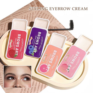 Universal Eyebrow Hair Styling Cream with 8g Pencil and Powder Set - Teleplus eyebrow hair styling cream teleplus