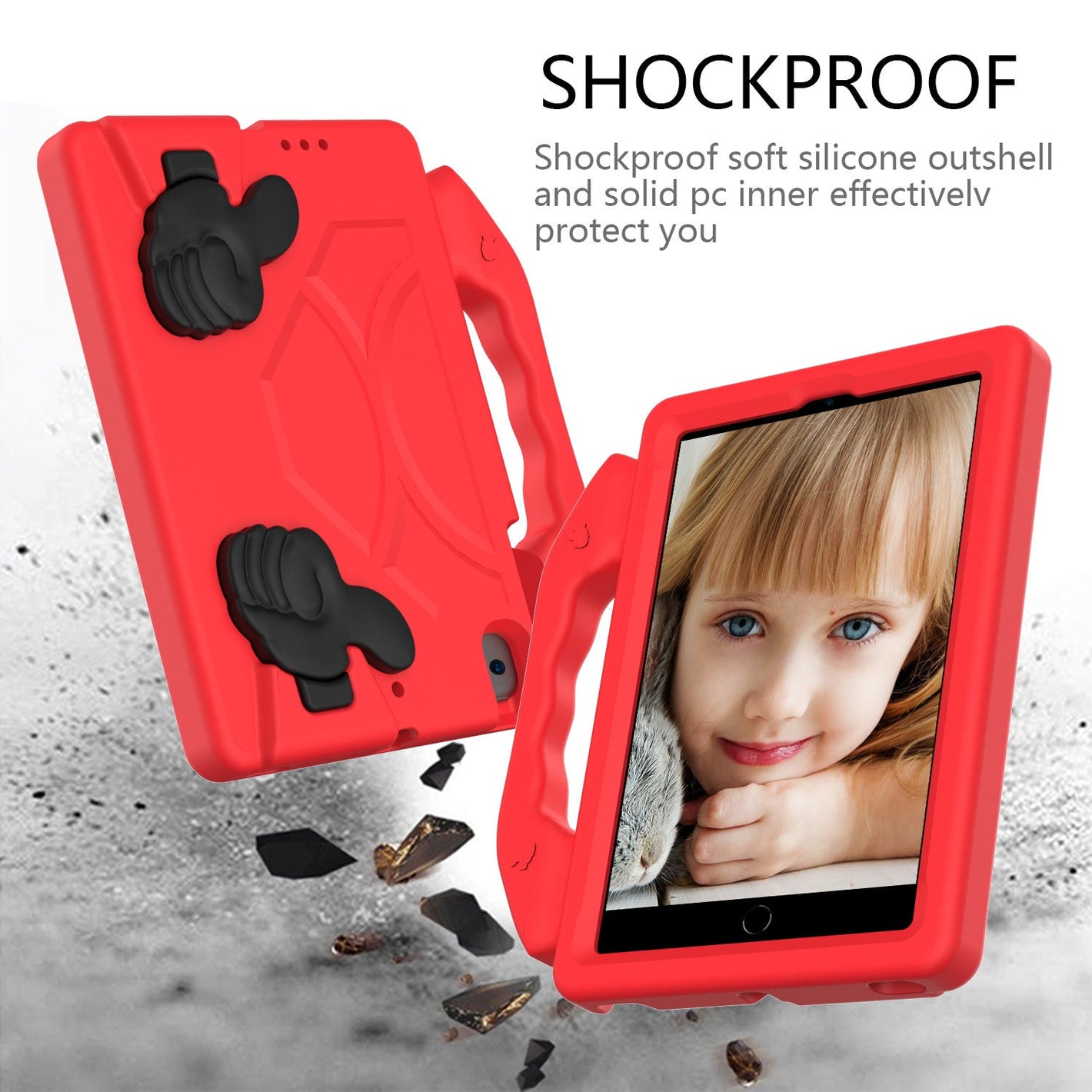 Universal iPad Mini Shockproof Case with Multiple Colors for the United States - Thumbs Up Ultimate Drop-Resistant