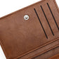 Universal Leather Packing Wallet for the United States in Multiple Colors - Zipper Up Your Style with B Word united