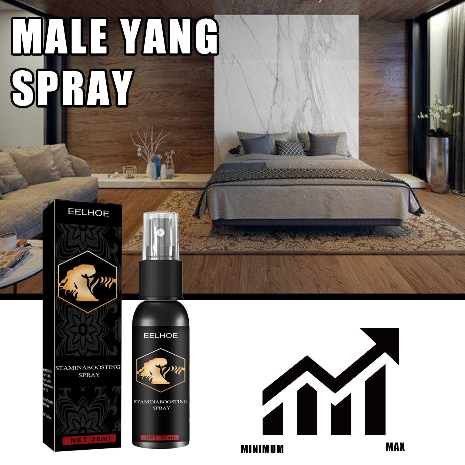 Universal Male Treatment Oil Spray for Body Care and Skin Nourishment - treatment oil spray