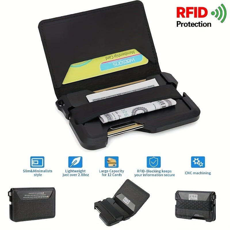 Universal PU Wallet for Men and Women with RFID Anti-Theft Design - Thin Less Bulk More Fun united states chf