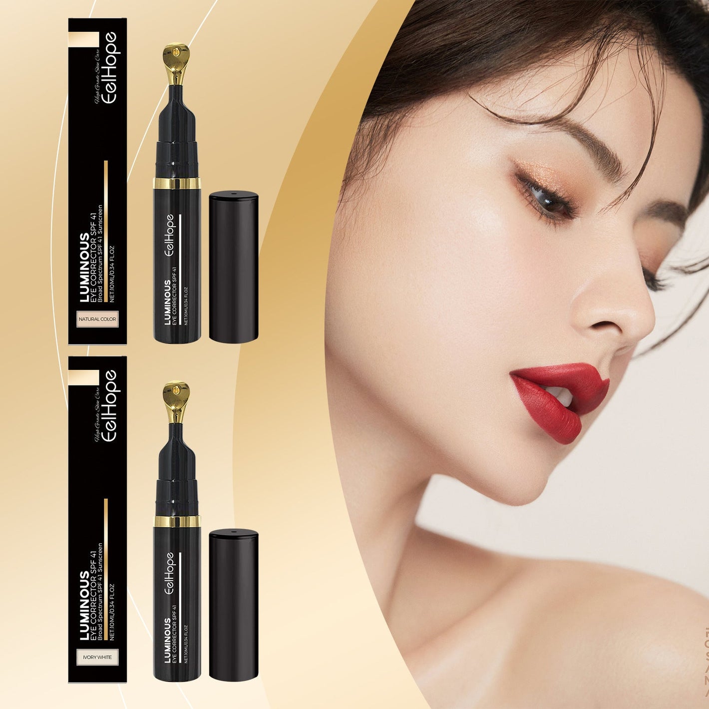 Universal Skin Color Correction Fluid for Dark Circles and Eye - Teleplus dark circles eye color correction fluid