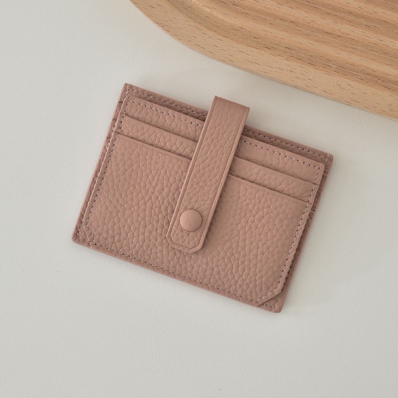 Universal Solid Color Casual Wear for Men and Women in Multiple Shades - Ultra-thin Card Holder Stylish Minimalists