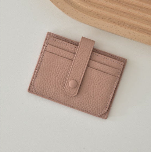 Universal Solid Color Casual Wear for Men and Women in Multiple Shades - Ultra-thin Card Holder Stylish Minimalists