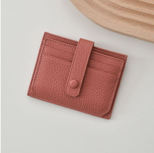 Universal Solid Color Casual Wear for Men and Women in Multiple Shades - Ultra-thin Card Holder Stylish Minimalists