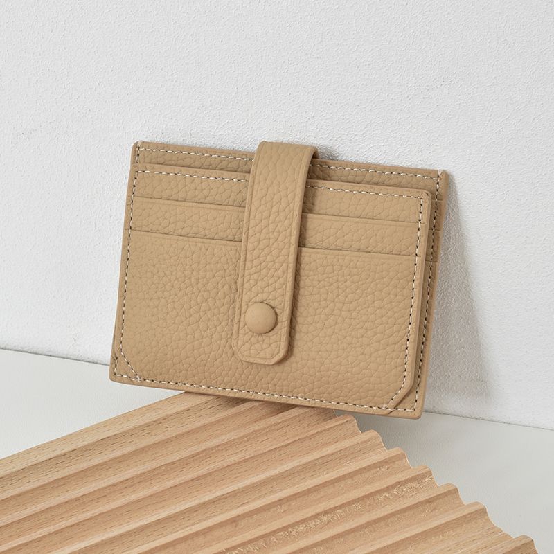 Universal Solid Color Casual Wear for Men and Women in Multiple Shades - Ultra-thin Card Holder Stylish Minimalists