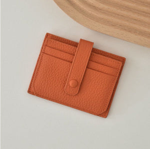 Universal Solid Color Casual Wear for Men and Women in Multiple Shades - Ultra-thin Card Holder Stylish Minimalists